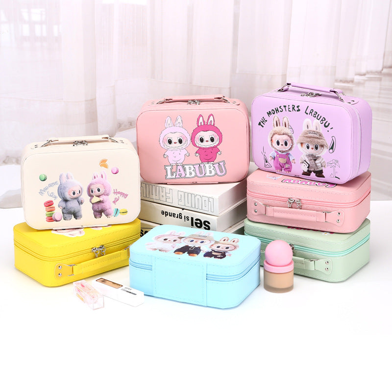 🔥Labubu Cute gift box(1 suitcase + 9 random items)