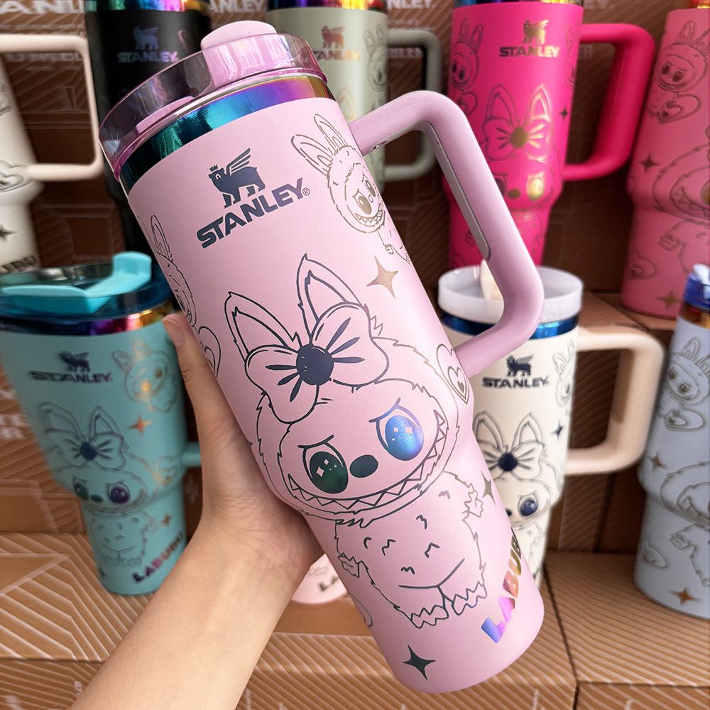 🔥 Labubu Insulated Cute Cup 40 OZ ✈️Free Shipping
