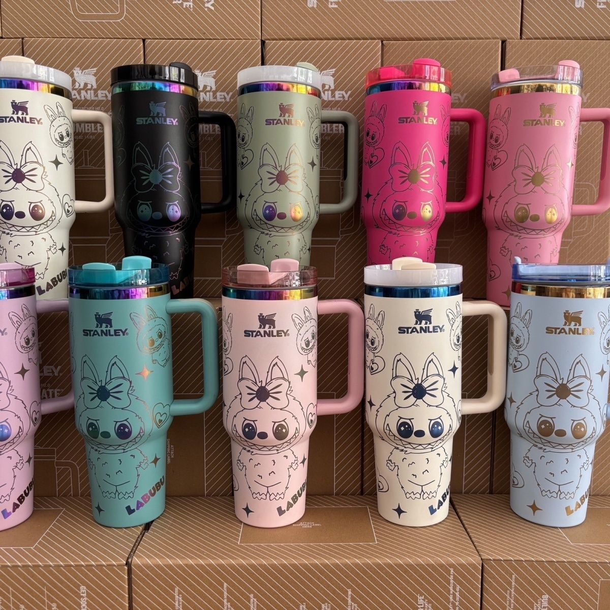 🔥 Labubu Insulated Cute Cup 40 OZ ✈️Free Shipping