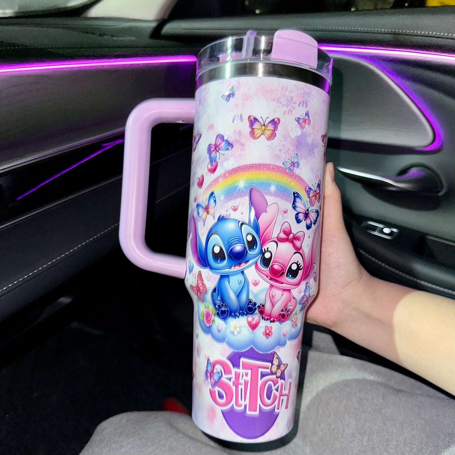 🔥Stitch Angle Insulated Cup 40OZ ✈️Free Shippment