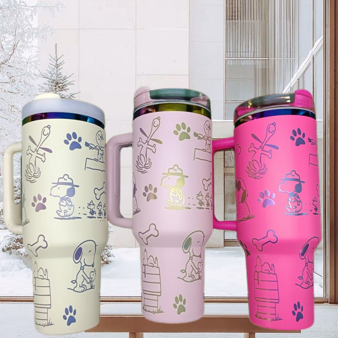 🔥Snoopy  Insulated Cup 40OZ ✈️Free Shippment