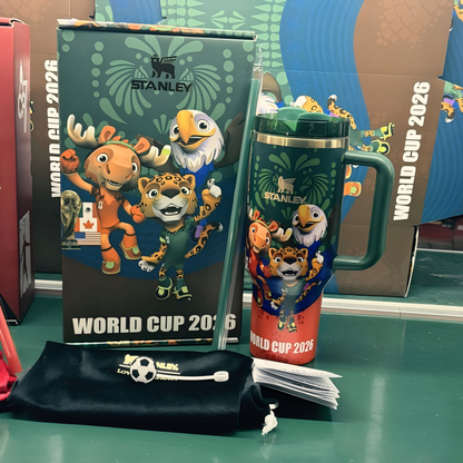 🔥2026 World Cup Tumbler Gift Box 40OZ Include Straw and Topper🎁