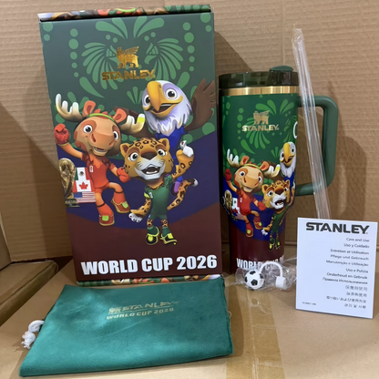 🔥2026 World Cup Tumbler Gift Box 40OZ Include Straw and Topper🎁