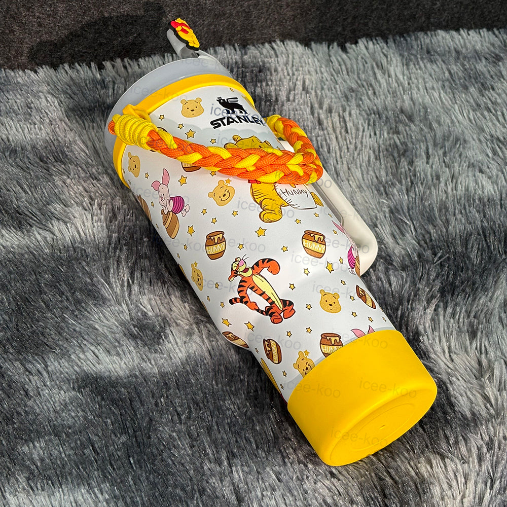 🔥40oz Winnie The Pooh Tumbler with Accessory🚢Free Shipping🚢