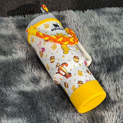 🔥40oz Winnie The Pooh Tumbler with Accessory🚢Free Shipping🚢